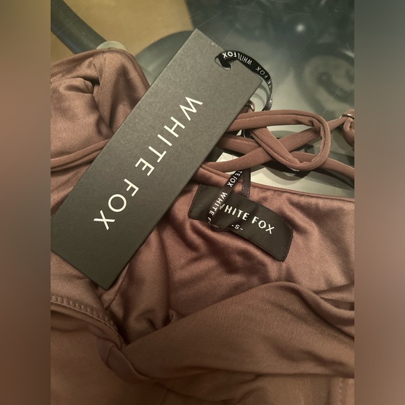 White Fox Brown Top - Picture 3 of 4